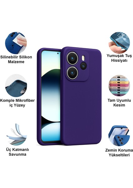 Xiaomi Redmi Note 14 4g Kılıf Lansman Premium Silinebilir Silikon fiyatları