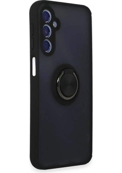 Samsung Galaxy M34 5g Kılıf Montreal Yüzüklü Silikon Kapak - Siyah fiyatları