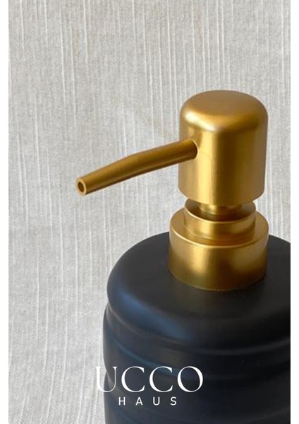 Yuvarlak Stone Seramik Sıvı Sabunluk Banyo Sabunluğu Minimal Modern Şık Sabunluk modelleri