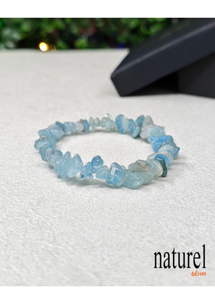 Turkuaz Doğal Taş Unisex Bileklik, Şık ve Hafif Takı