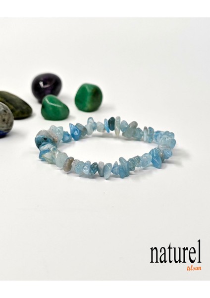 Turkuaz Doğal Taş Unisex Bileklik, Şık ve Hafif Takı modelleri