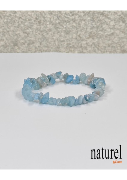 Turkuaz Doğal Taş Unisex Bileklik, Şık ve Hafif Takı