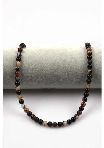 Çok Renkli 6 mm Dizi Akik Doğal Taş Küre Kesim, Şık Takı Aksesuarı fiyatları