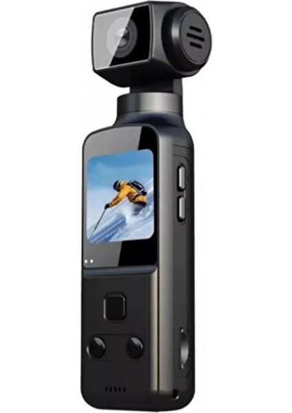 4k Ultra Hd 270° Döndürülebilir Su Geçirmez Wifi Vlog Spor Ve Aksiyon Kamerası fiyatları