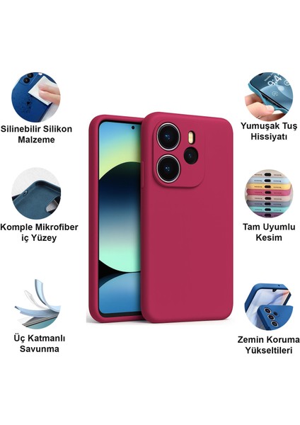 Xiaomi Redmi Note 14 4g Kılıf Lansman Premium Silinebilir Silikon fiyatları