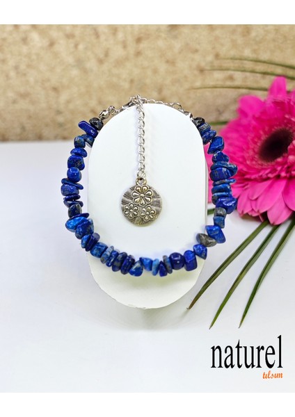 Lapis Lazuli Kırık Doğal Taş Kadın Bileklik, Şık ve Doğal Tasarım fırsatları