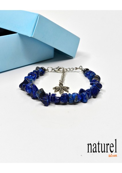 Lapis Lazuli Kırık Doğal Taş Kadın Bileklik, Şık ve Doğal Tasarım indirimleri