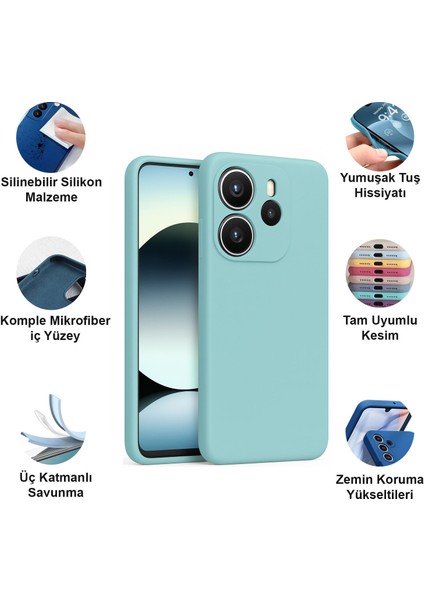 Xiaomi Redmi Note 14 4g Kılıf Lansman Premium Silinebilir Silikon fiyatları