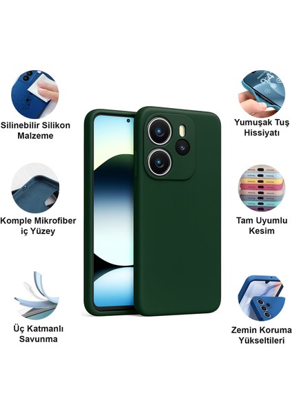 Xiaomi Redmi Note 14 4g Kılıf Lansman Premium Silinebilir Silikon fiyatları