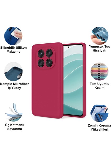 Xiaomi Redmi Note 14 Pro 4g Kılıf Lansman Premium Silinebilir Silikon fiyatları