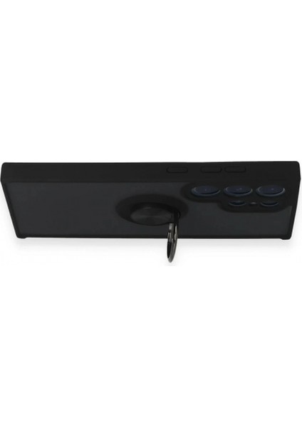 Samsung Galaxy S24 Ultra Kılıf Montreal Yüzüklü Silikon Kapak - Kırmızı indirimleri