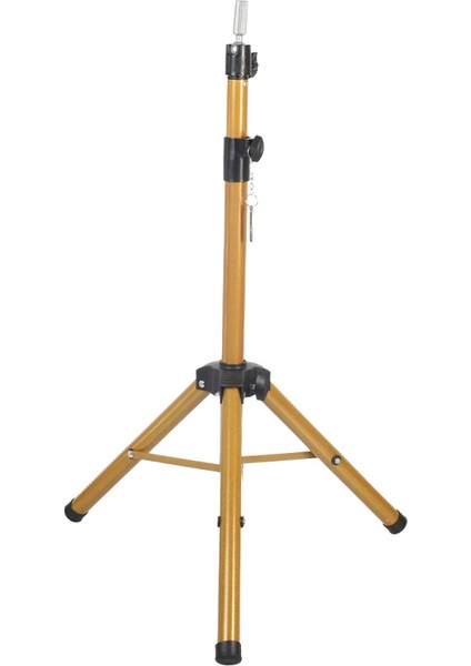 Kuaför Eğitim Mankeni Için Metal Tripod - Simli Gold + Taşıma Çantası fırsatları