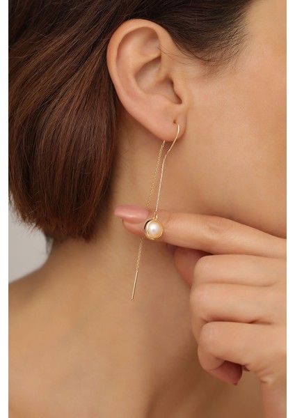 Renkli Inci ve Akik Toplu Zincirli 3 Çift Şık Küpe Takımı fırsatları