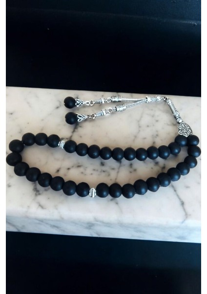 Oniks Taşlı 33'lü Tesbih, Sertifikalı, Mdf Kutulu, 10 Mm, Şık ve Kaliteli indirimleri