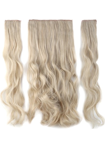 Fiber Sentetik Dalgalı Yarım Ay + 2 Yan Çıt Çıt - Balköpüğü Platin Röfleli fiyatları