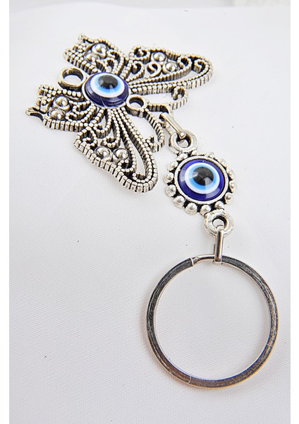 Mavi Cam Nazar Boncuğu Anahtarlık, Şık ve Güzel Aksesuar Seçeneği modelleri