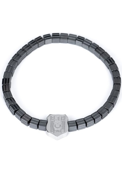 Gri Kare Hematit Doğal Taş Bileklik 4 mm Şık ve Zarif Takı modelleri