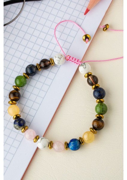 Doğal Taşlı Öğrenci Başarı ve Konsantrasyon Bilekliği, Şık ve Şifalı Tasarım fiyatları