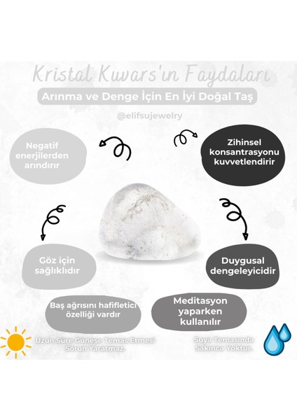 Beyaz Kristal Kuvars Kalp Uçlu Doğal Taş Kolye fiyatları