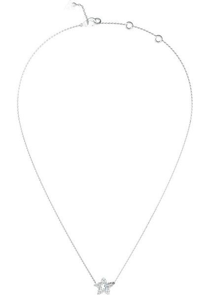 Parlak Metalik Yıldız Kadın Kolye, Şık ve Zarif Takı Seçeneği