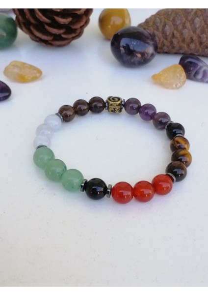 Doğal Taş Öğrenci Başarı Bilekliği, Oniks, Aventurin, Kuvars, Akuamerin, Akik, Ametist, K.gözü indirimleri