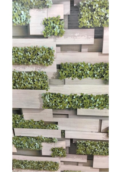 Renkli Çiçek Desenli Doğal Görünümlü Duvar Kağıdı 5,33 M²