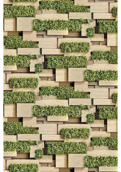 Renkli Çiçek Desenli Doğal Görünümlü Duvar Kağıdı 5,33 M² modelleri