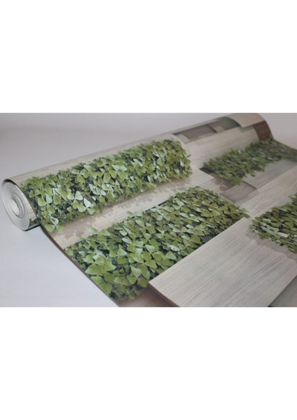 Renkli Çiçek Desenli Doğal Görünümlü Duvar Kağıdı 5,33 M²