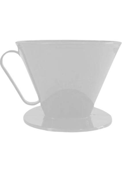 V60 Dripper Filtre Kahve Demleme Aparatı - Beyaz