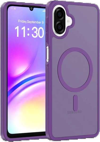 Samsung Galaxy A07 Jota Magsafe Kapak - Derin Mor