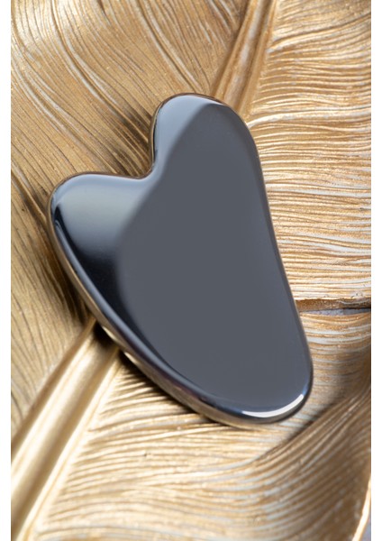 Gri Sertifikalı Terahertz Gua Sha Masaj Taşı, Sağlıklı ve Doğal Cilt Bakım Ürünü modelleri