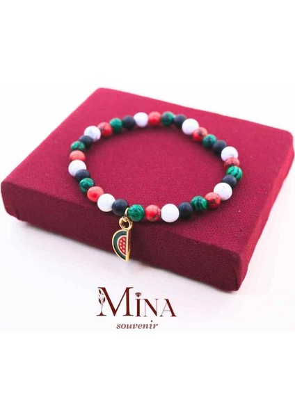 Izlemesi Kolay, Doğal Taşlı Şık Kırmızı Bileklik Çeşitleri fiyatları