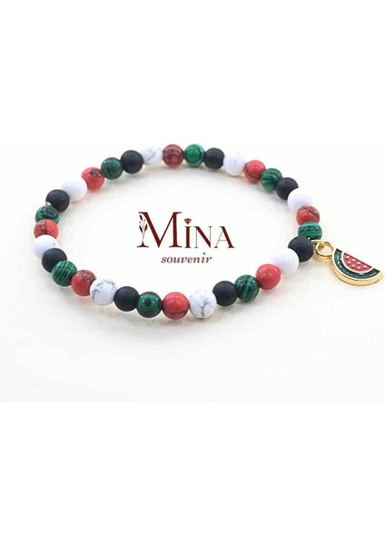 Izlemesi Kolay, Doğal Taşlı Şık Kırmızı Bileklik Çeşitleri modelleri