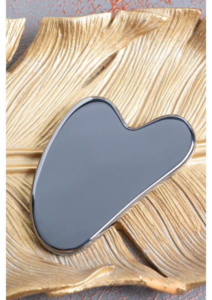 Gri Sertifikalı Terahertz Gua Sha Masaj Taşı, Sağlıklı ve Doğal Cilt Bakım Ürünü fırsatları