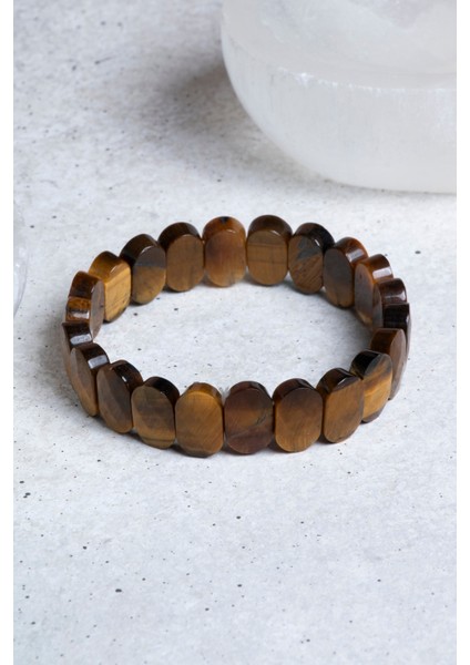 Kahverengi Kaplan Gözü Doğal Taş Bileklik, Şık ve Enerji Dolu Takı modelleri