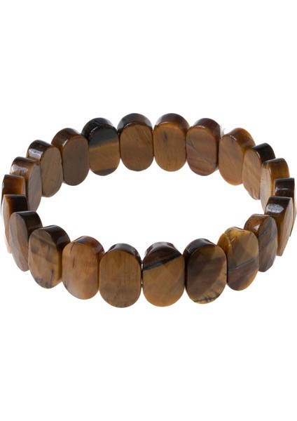Kahverengi Kaplan Gözü Doğal Taş Bileklik, Şık ve Enerji Dolu Takı indirimleri