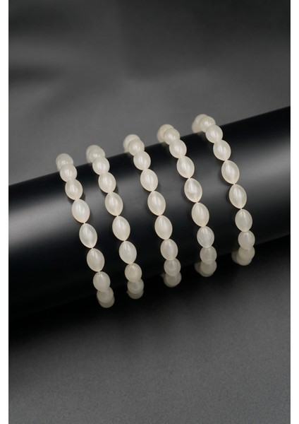 Parlayan Yeşil Kedigözü Toz Kehribar Bileklik Seti, 5'li Paket indirimleri