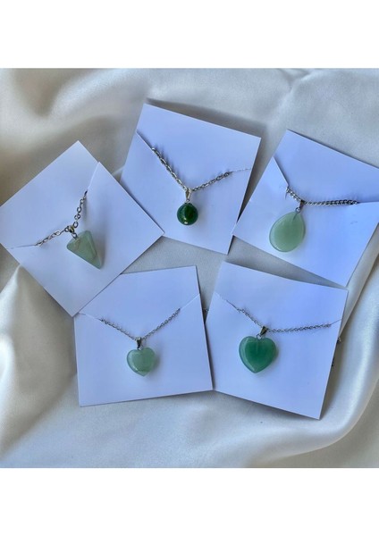 Yeşim Taşlı Doğal Kolye, Şifa ve Huzur Veren Takı fiyatları