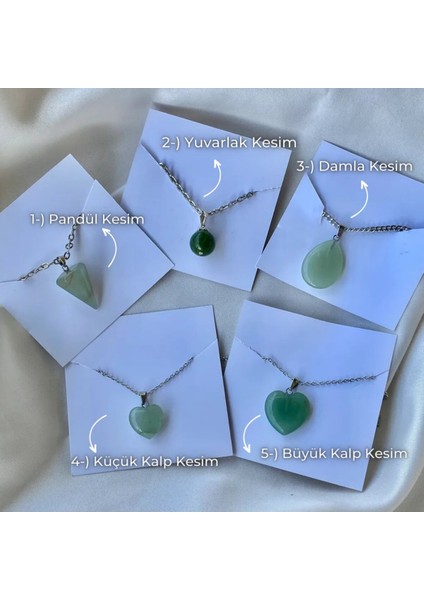 Yeşim Taşlı Doğal Kolye, Şifa ve Huzur Veren Takı modelleri