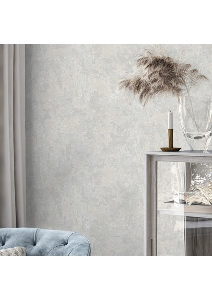 Doğal Taş Desenli Non-Woven Vinil Kaplı Duvar Kağıdı Bej Renk