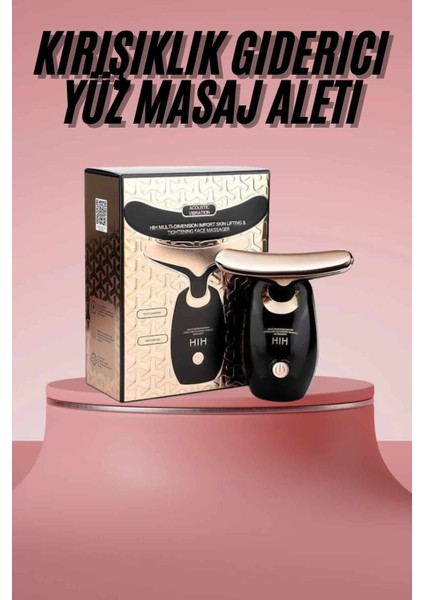 Yüz ve Boyun Gençleştirici Masaj Cihazı, Sıkılaştırıcı ve Kırışıklık Azaltıcı