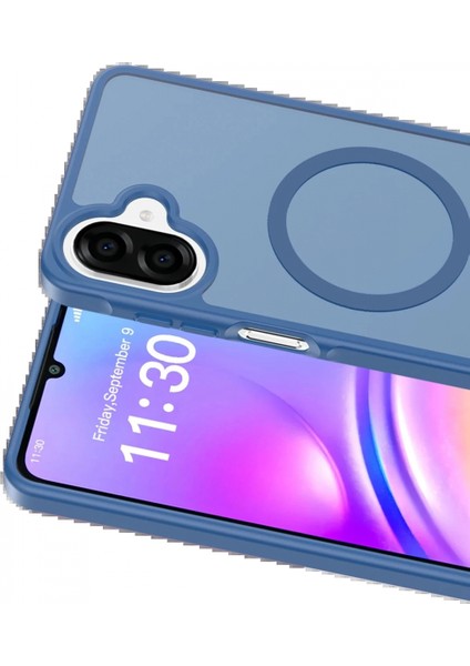 Samsung Galaxy A07 Jota Magsafe Kapak - Lacivert modelleri