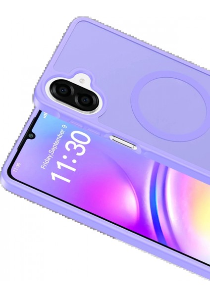 Samsung Galaxy A07 Jota Magsafe Kapak - Lila modelleri