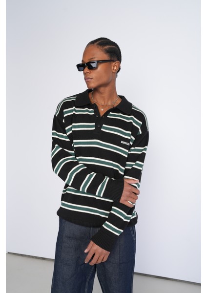 Polo Yaka Desenli Triko Kazak fiyatları