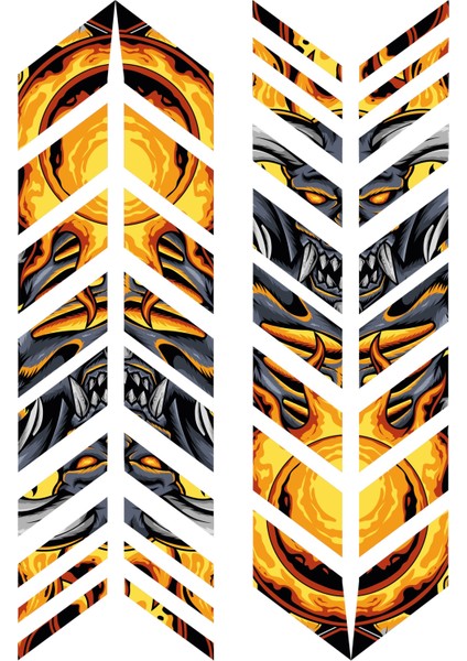 Motosiklet Depo Tank Pad ve Çamurluk Sticker Seti | 3D Kabartmalı Uv Dtf Kaliteli Koruyucu Sticker | Tüm Motor Modellerine Uyumlu fiyatları