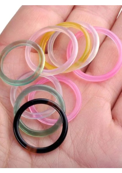 Doğal Taş Alyans Ince Yüzük, Sertifikalı, Şık ve Zarif Aksesuar.