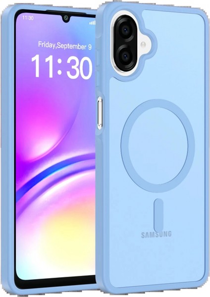 Samsung Galaxy A07 Jota Magsafe Kapak - Açık Mavi