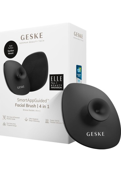 Yüz Temizleme Fırçası, 4'ü 1 Arada, Yumuşak ve Etkili Bakım Için