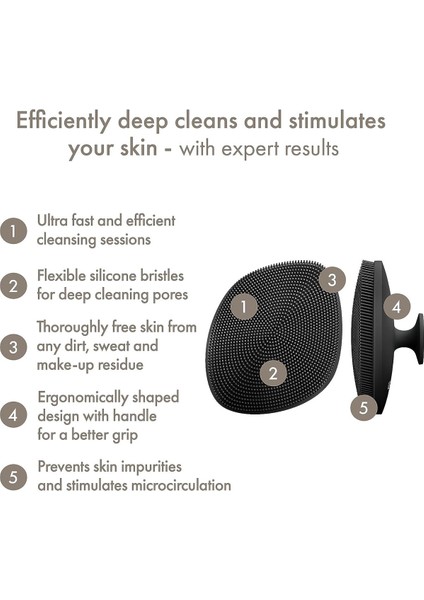 Yüz Temizleme Fırçası, 4'ü 1 Arada, Yumuşak ve Etkili Bakım Için modelleri