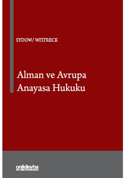 Alman ve Avrupa Anayasa Hukuku